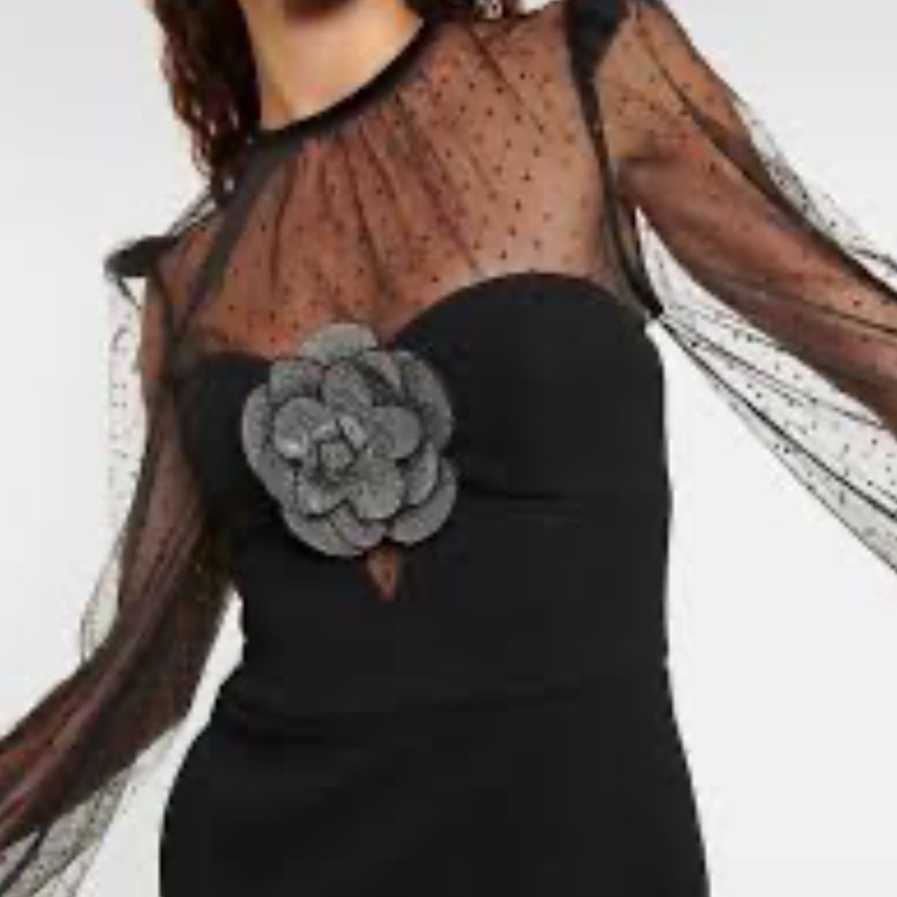 Rebecca Vallance YVONNE FLOWER MINI DRESS - Picture 3 of 4